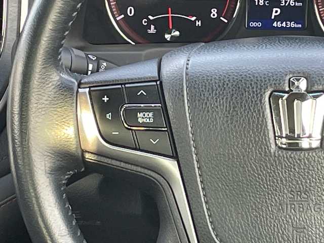 トヨタ クラウン アスリート S 山口県 2013(平25)年 4.7万km ホワイトパールクリスタルシャイン 純正HDDナビ/AM/FM/CD/DVD/Bluetooth/ワンセグTV/全方位カメラ/クルーズコントロール/レザーシート/前後コーナーセンサー/前席シートヒーター/前席エアシーター/純正フロアマット/純正17インチアルミホイール/LEDヘッドライト/ETC