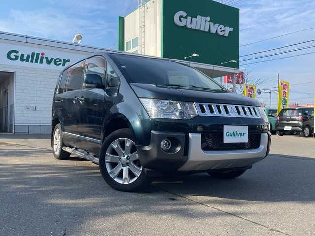 三菱 デリカＤ：５ D－Power package 道東・釧路十勝 2014(平26)年 8.8万km ディープシーグリーンメタリック/アイガーグレーメタリック 4WD/社外ナビ/・フルセグ/CD/DVD/ラジオ/iPod/バックカメラ/クルーズコントロール/両側パワースライドドア/フロントシートヒーター/パドルシフト/ETC/フロアマット/ドアバイザー