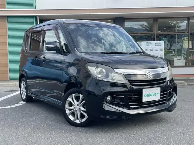 スズキ ソリオ バンディット DJE 長野県 2013(平25)年 6.3万km ブルーイッシュブラックパール3 社外ナビ/・Bluetooth/CD/DVD/社外ETC/ルームミラー一体型ドライブレコーダー/純正フロアマット/両側パワースライド/純正フロアマット/オートライト/アイドリングストップ/純正ドアバイザー/電格ミラー/取り扱い説明書/保証書