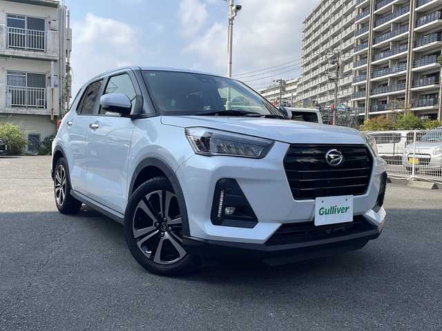 ダイハツ ロッキー G 宮崎県 2021(令3)年 3万km シャイニングホワイトパール ＳＤナビ、Ｂｌｕｅｔｏｏｔｈ接続、ＵＳＢ入力端子、後部座席ＵＳＢ端子、ＬＥＤヘッドランプ、リアフォグ、コーナーセンサー、前方ドライブレコーダー、純正アルミホイール１７インチ、運転席助手席シートヒーター