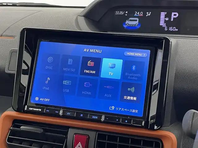 ダイハツ タント ファンクロスターボ 埼玉県 2023(令5)年 0.7万km サンドベージュメタリック スマートアシスト　社外９インチナビ　パノラマモニター　ビルトインＥＴＣ　ドライブレコーダー　シートヒーター　ＨＤＭＩ　純正アルミホイール　スマートキー　オートハイビーム　ＬＥＤヘッドライト　地デジＴＶ