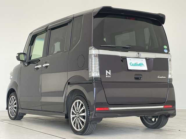 ホンダ Ｎ ＢＯＸ G ターボ Lパッケージ 愛知県 2015(平27)年 6.5万km プレミアムベルベットパープル・パール 安心パッケージ/純正8型ナビ/両側パワースライドドア/バックカメラ/純正アルミホイール/ETC/パドルシフト/衝突軽減システム/フルセグ/CD DVD/Bluetooth/ステアリングスイッチ/スマートキー/プッシュスタート