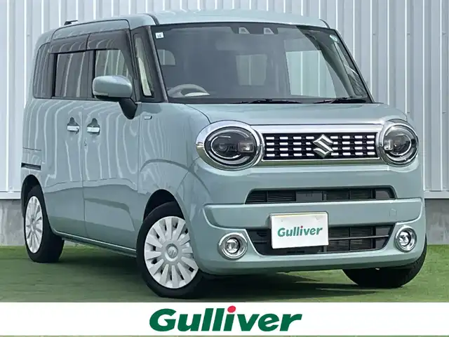 スズキ ワゴンＲ スマイル HYBRID X 香川県 2021(令3)年 2.7万km オフブルーM ＫＥＮＷＯＯＤ７型ナビ　/【TV/FM/AM/Bluetooth/ワンセグTV】/車線逸脱警報機能/車線逸脱抑制機能/両側パワースライドドア/運転席シートヒーター/シートバックテーブル/純正14インチアルミ/純正フロアマット/コーナーセンサー/オートライト/リモコンキー/プッシュスタート