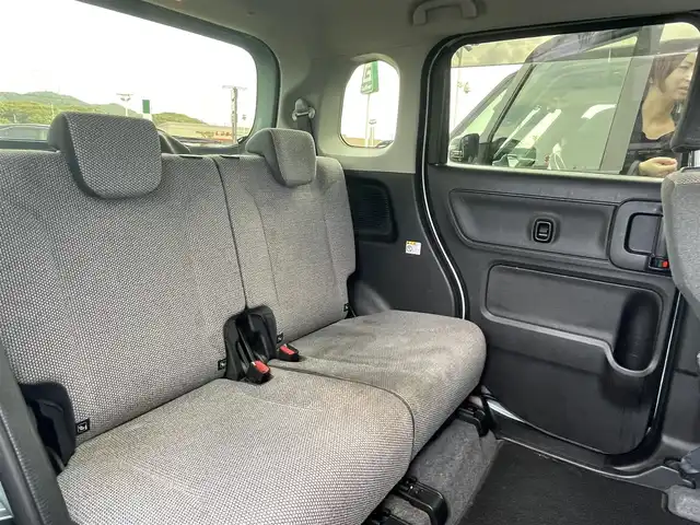 スズキ ワゴンＲ スマイル HYBRID X 香川県 2021(令3)年 2.7万km オフブルーM ＫＥＮＷＯＯＤ７型ナビ　/【TV/FM/AM/Bluetooth/ワンセグTV】/車線逸脱警報機能/車線逸脱抑制機能/両側パワースライドドア/運転席シートヒーター/シートバックテーブル/純正14インチアルミ/純正フロアマット/コーナーセンサー/オートライト/リモコンキー/プッシュスタート