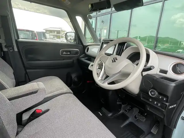 スズキ ワゴンＲ スマイル HYBRID X 香川県 2021(令3)年 2.7万km オフブルーM ＫＥＮＷＯＯＤ７型ナビ　/【TV/FM/AM/Bluetooth/ワンセグTV】/車線逸脱警報機能/車線逸脱抑制機能/両側パワースライドドア/運転席シートヒーター/シートバックテーブル/純正14インチアルミ/純正フロアマット/コーナーセンサー/オートライト/リモコンキー/プッシュスタート
