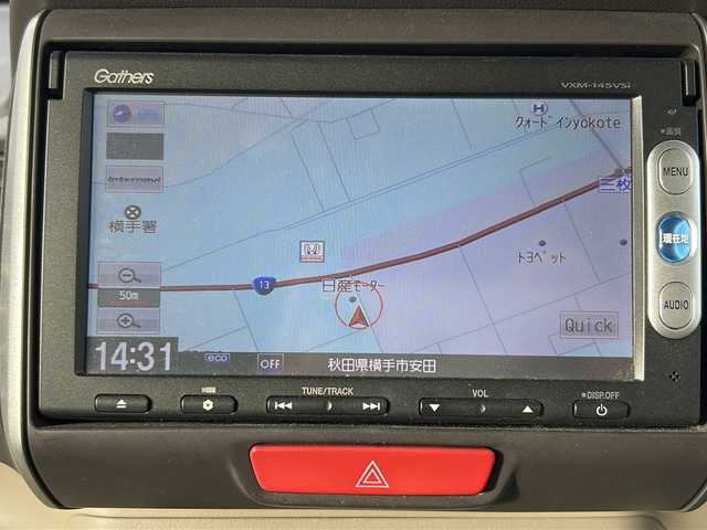 ホンダ Ｎ ＢＯＸ G Lパッケージ 秋田県 2014(平26)年 6.9万km カトラリーシルバーM 4WD/純正メモリナビ/Bluetooth、CD/DVD、ワンセグTV/バックカメラ/ETC/片側パワースライドドア/純正14インチAW