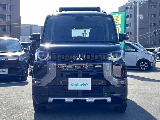 三菱 デリカミニ T プレミアム 長野県 2023(令5)年 2.2万km アメジストブラック 禁煙車/ワンオーナー/４WD/純正9インチナビ/【MM222D-LM】/（フルセグTV/Bluetooth）/e-Assist./・衝突被害軽減ブレーキ/・踏み間違い衝突防止アシスト/・車線逸脱防止支援機能/・オートマチックハイビーム/・ふらつき警報/・前方衝突予測警報/・標識検知システム/・先行車発進通知/・マイパイロット（レーダークルーズコントロール・車線維持支援）/・デジタルルームミラー/・マルチアラウンドモニター/ビルトインETC/ハンズフリー両側パワースライドドア/ドライブレコーダー/ハーフレザーシート/前席シートヒーター/ステアリングヒーター/革巻きステアリング/ステアリングスイッチ/パドルシフト/電動パーキングブレーキ/ブレーキホールド/LEDヘッドライト/フォグランプ/オートライト/スマートキー/Pスタート/電動格納ミラー/純正15インチAW/純正ラバーマット/ルーフレール