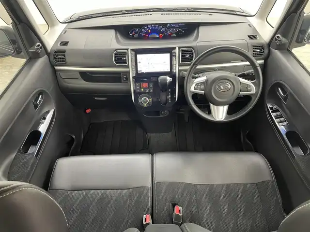 ダイハツ タント カスタムRS トップED LTD SAⅢ 岡山県 2018(平30)年 6.9万km ブラックマイカメタリック 純正８インチナビ(NSZT-X68D)/【CD/DVD/BT/HDMI/USB/フルセグ】/全周囲カメラ　/両側電動スライドドア　/シートヒーター運転席　/ＬＥＤヘッドライト　/ＥＴＣ　/純正ドライブレコーダー前側　/コーナーセンサー前後　/ツイータースピーカー/オートハイビーム　/オートエアコン/アイドリングストップ/踏み間違い防止/後席サンシェイド/ステアリングスイッチ/ドアバイザー/新車保証書/取扱説明書/スペアキー×２