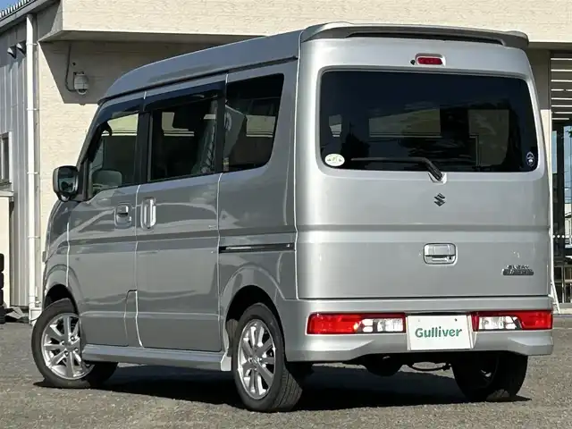 スズキ エブリィ ワゴン PZターボ 宮城県 2017(平29)年 7万km シルキーシルバーメタリック 純正オーディオ/純正フロアマット/ＣＤ／Ｂｌｕｅｔｏｏｔｈ／ＡＭ／ＦＭ／ＵＳＢ/オートライト/プリクラッシュセーフティ/横滑り防止装置/片側パワースライドドア/運転席シートヒーター/スペアキー×１/純正AWサマータイヤ165/60R14/社外AWスタッドレスタイヤ165/60R14