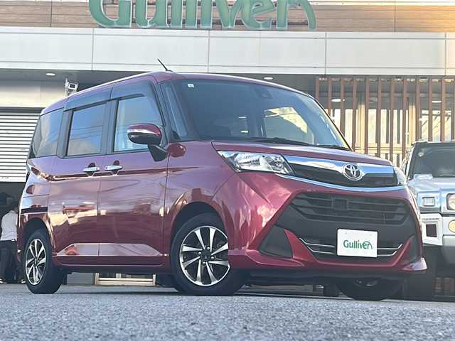 トヨタ タンク G S 沖縄県 2017(平29)年 6.8万km マゼンタベリーマイカM 純正ナビ/バックカメラ/ＥＴＣ/ドライブレコーダー/衝突被害軽減システム/コーナーセンサー/パワースライドドア/横滑り防止装置/レーンキープアシスト/Ｂｌｕｅｔｏｏｔｈ/ＣＤ /両側パワースライドドア/プッシュスタート/ワンオーナー