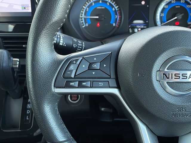 日産 ルークス HWS Gターボ プロパイロットED 山口県 2020(令2)年 5万km ブラック 純正9インチナビ　【MM319D-L】/・DVD再生機能有/・アラウンドビューモニター/・フルセグテレビ/・Bluetooth接続/ビルトインETC/レザー調シートカバー/ロッソモデロマフラーカッター/両側パワースライドドア/プロパイロット/インテリジェントエマージェンシーブレーキ/・前方衝突予測警報/・踏み間違い衝突防止アシスト/・車線逸脱警報/・ふらつき警報/・レーダークルーズコントロール/・標識検知機能/・先行車発進お知らせ機能/純正フロアマット/USB入力端子/前後ドライブレコーダー/純正15インチアルミホイール/ドアバイザー/ウィンカーミラー