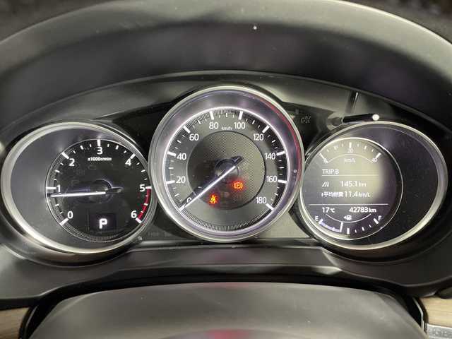 マツダ ＣＸ－８ XD Lパッケージ 神奈川県 2018(平30)年 4.3万km ソウルレッドクリスタルM ディーゼルターボ/シルバールーフレール/マツダコネクトナビゲーション/フルセグ　CD　DVD/Bluetooth　AUX/360度ビューカメラ/ヘッドアップディスプレイ/パワーバックドア/i-ACTIVSENSE/アドバンストスマートシティブレーキサポート/アダプティブLEDヘッドライト/ハイビームコントロールシステム/誤発進抑制制御/車線逸脱警報システム/車線逸脱抑制装置/全車速追従機能付きマツダレーダークルーズコントロール/スマートブレーキサポート/ブラインドスポットモニタリング/リアクロストラフィックアラート/前後センサー/アイドリングストップ/革シート/前席/2列目シートヒーター/前席パワーシート/運転席ポジションメモリー/革巻きステアリング/ステアリングヒーター/ステアリングスイッチ/純正前方ドライブレコーダー/純正ETC/電動パーキングブレーキ/オートブレーキホールド/プッシュスタート/スマートキー/LEDヘッドランプ/オートライト/フロントフォグランプ/純正19インチアルミホイール/純正リアスポイラー