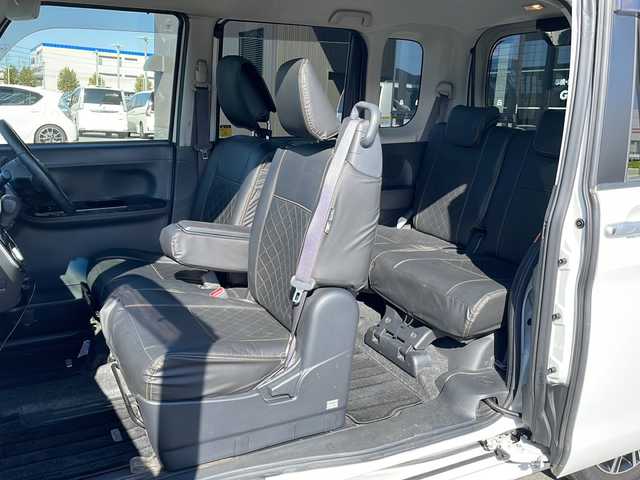 ダイハツ タント カスタム X トップED SA Ⅲ 新潟県 2017(平29)年 10.4万km パールホワイトⅢ ＊純正ナビ/＊バックカメラ/＊Bluetoothオーディオ/＊ドライブレコーダー/＊LEDライト/＊Autoライト/＊片側パワースライドドア/＊ハーフレザーシート/＊電動格納ミラー/＊純正フロアマット/＊純正アルミホイール/＊横滑り防止装置/＊盗難防止装置/＊衝突被害軽減ブレーキ