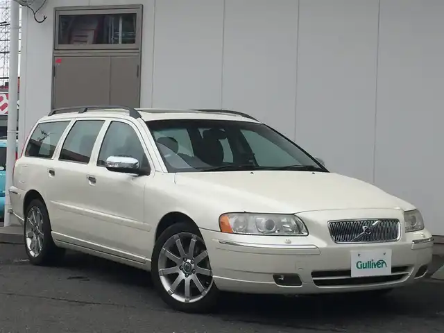 ボルボ ｖ７０ クラシック 純正hddナビレザーシート 07年式 平成19年式 パール Id 中古車検索のガリバー