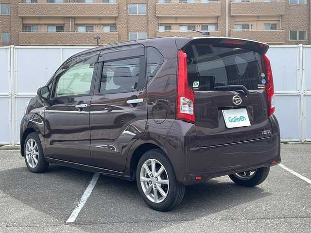 ダイハツ ムーヴ X リミテッドⅡ SAⅢ 秋田県 2021(令3)年 1.4万km プラムブラウンクリスタルマイカ ワンオーナー/純正ナビ(フルセグTV・BT・CD・DVD・USB・IPOD)/衝突軽減システム/横滑り防止装置/アイドリングストップ/運転席シートヒーター/LEDヘッドライト/オートライト/オートハイビーム/ヘッドライトレベライザー/電動格納ミラー/プッシュスタート/スマートキー/エンジンスターター