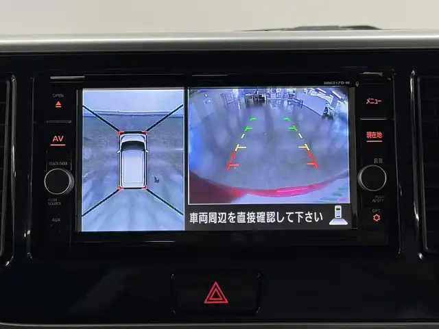 日産 デイズ ルークス ハイウェイスター Gターボ 三重県 2018(平30)年 3.6万km スパークリングレッドM ガソリン・ターボ/FF/インパネCVT/純正 7インチナビ MM317D-W/（FM/AM/CD/DVD/iPod/SD/TV/WALKMAN/USB/Bluetooth/MUSIC STOCKER/ドラレコ/AUX）/アラウンドビューモニター/両側オートスライドドア/ドライブレコーダー 前方/ETC/安全/・エマージェンシーブレーキ/・LDW（車線逸脱警報）/・ハイビームアシスト/・VDC（ビークルダイナミクスコントロール）/・踏み間違い衝突防止アシスト/装備/・クルーズコントロール/・オートエアコン/・オートライトシステム/・LEDヘッドライト/・フロントフォグライト/・電動格納ドアミラー/・リヤシーリングファン（『ナノイー』）/・ステアリングスイッチ/・プッシュスタート/・インテリジェントキーx2/・SRS デュアル＋サイドエアバッグ/・純正15inAW/・保/取/ナビ取/など
