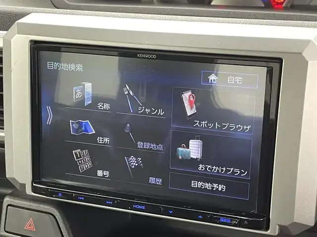 ダイハツ ウェイク G ターボ リミテッド SAⅢ 群馬県 2019(令1)年 5.7万km ブラックマイカメタリック 社外８インチナビ　全方位カメラ　両側パワースライドドア　衝突軽減　オートマッチクハイビーム　アイドリングストップ　ＥＴＣ　横滑り防止装置　ステアリングスイッチ　スマートキー　プッシュスタート　禁煙車