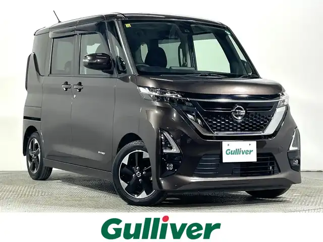 日産 ルークス ハイウェイスター X 大阪府 2020(令2)年 0.7万km アッシュブラウンM 純正ナビTV 360カメラ パワースライドドア 衝突軽減ブレーキ スマートキー プッシュスタート クリアランスソナー アイドリングストップ オートライト LEDヘッドライト
