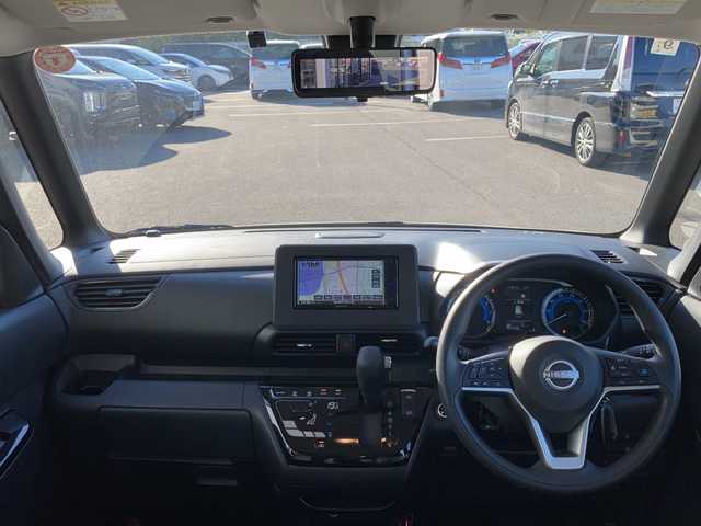 日産 ルークス 岐阜県 2024(令6)年 0.6万km パール 登録時走行距離5418km/カラーコード V12W13 カンジュクカシス/シルキーホワイト３P/全方位カメラ/デジタルインナーミラー/両側パワースライドドア/クルーズコントロール/前後コーナーセンサー/社外ＳＤナビ/ワンセグＴＶ/バックカメラ/ツートンカラー/純正アルミホイール/プッシュスタート/スマートキー/スペアキー/LEDヘッドライト/フォグランプ/ETC