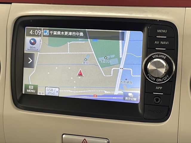 スズキ ラパン ショコラ X 千葉県 2015(平27)年 3.6万km シャンパンピンクPM 純正スマホ連携ナビ/　ワンセグ/BT/USB/バックカメラ/ETC/アイドリングストップ/スマートキー/プッシュスタート/HIDヘッドライト/オートライト/純正フロアマット/ウィンカーミラー/社外AW