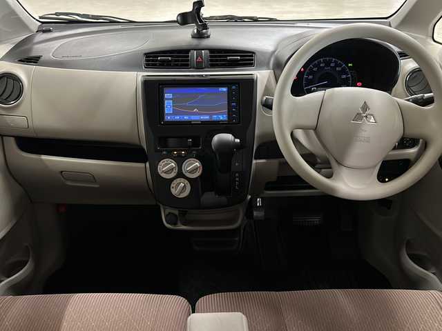 三菱 ｅＫワゴン E 熊本県 2016(平28)年 8.5万km サクラピンクメタリック ・社外ナビ　KENWOOD【MDV-D403W】/-BT/ワンセグTV/CD/DVD/SD/FM/AM/・前後ドライブレコーダー【ZDR035】/・運転席シートヒーター/・ETC/・電動格納ミラー/・リモコンキー/・ドアバイザー