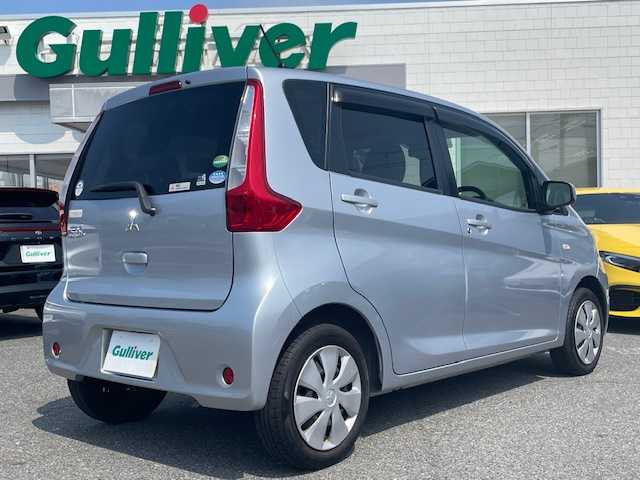 三菱 ｅＫワゴン M e－アシスト 三重県 2015(平27)年 8.7万km クールシルバーメタリック 低車速域衝突被害軽減ブレーキシステム/誤発進抑制機能/ASC/コーストストップ機能付ストップアンドゴー/ヒルスタートアシスト/純正SDナビ/フルセグTV/【CD/SD】/リモコンキー/純正フロアマット