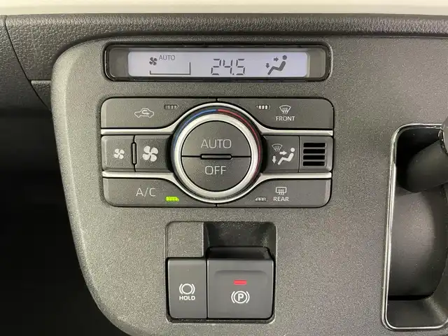 ダイハツ ムーヴ キャンバス ストライプス G 富山県 2022(令4)年 0.9万km シャイニングホワイトパール/サンドベージュメタリック 社外ナビ（AM/FM/DVD/BT/フルセグ）/バックカメラ/両側パワースライドドア/シートヒーター/衝突被害軽減システム/コーナーセンサー/横滑り防止装置/アイドリングストップ/オートLEDライト/フォグライト/社外アルミホイール/純正フロアマット/オートホールド付電子パーキング/ステアリングスイッチ/スマートキー/スペアキー