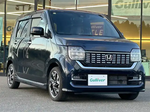 ホンダ Ｎ ＷＧＮ Lターボ ホンダセンシング 鹿児島県 2020(令2)年 3.6万km ミッドナイトブルービームM 純正ナビ/（Bluetooth/CD/DVD）/バックカメラ/レーダークルーズコントロール/ハーフレザーシート/純正15インチアルミホイール/アイドリングストップ/スマートキー/ETC