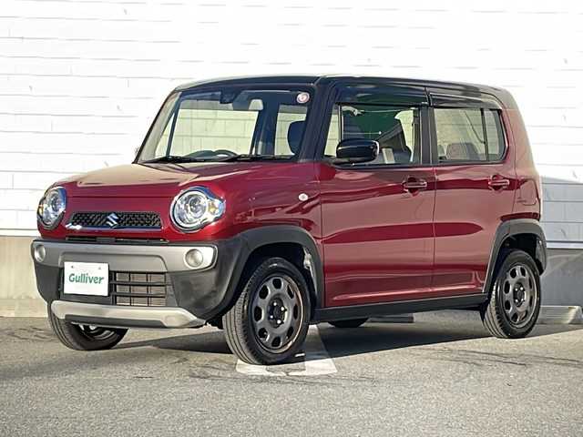 スズキ ハスラー G 山形県 2016(平28)年 4.9万km フェニックスレッドパール/ブルーイッシュブラックパール 4WD/純正ナビ/フルセグテレビ/レーダーブレーキサポート/衝突被害軽減システム/ダウンヒルアシストコントロール/ETC/シートヒーター/Bluetooth/LEDヘッドライト/純正フロアマット/ドアバイザー/スマートキー/プッシュスタート