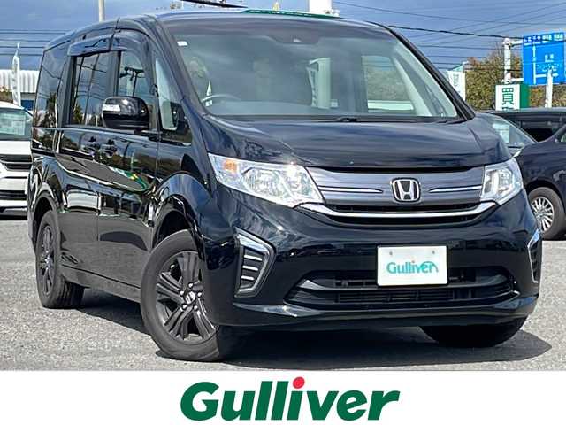 ホンダ ステップワゴン G 道央・札幌 2016(平28)年 7.5万km クリスタルブラックパール ４WD/社外メモリーナビ/CD/DVD/BT/フルセグ/社外フリップダウンモニター/衝突被害軽減ブレーキ/横滑り防止装置/アダプティブクルーズコントロール/レーンキープアシスト/バックカメラ/ビルトインETC/ドライブレコーダー/デジタルインナーミラー/アイドリングストップ/ECONモード/ワイパーデアイサー/片側パワースライドドア/ステアリングリモコン/プッシュスタート/スマートキー/ハロゲンヘッドライト/ヘッドライトレベライザー/電動格納ミラー/ヒーテッドドアミラー/ウィンカーミラー/純正フロアマット/ドアバイザー/スペアキー/純正エンジンスターター/社外AW付冬タイヤ積込/205/60/R16/2023年/山8mm