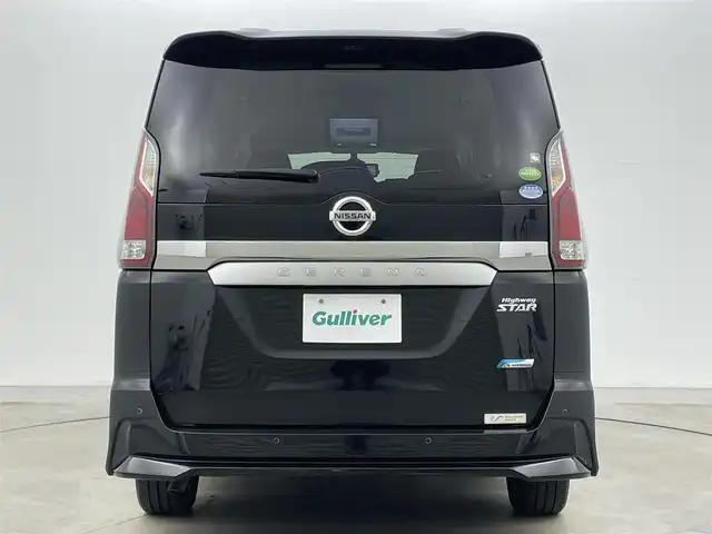 日産 セレナ 岡山県 2016(平28)年 8.9万km ダイヤモンドブラック 純正９インチナビ　(MM516D-L)/【CD/DVD/BT/USB/フルセグ】/純正フリップダウン　/全周囲カメラ　/パーキングアシスト/ビルトインＥＴＣ　/ＬＥＤヘッドライト　/クルーズコントロール　/ドライブレコーダー　前/デジタルインナーミラー　/コーナーセンサー　前後/アイドリングストップ/禁煙車/オートブレーキホールド/踏み間違い防止