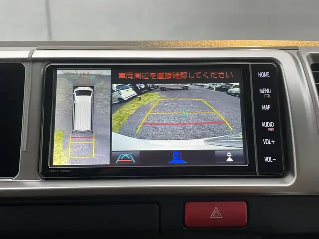 トヨタ ハイエース GL 千葉県 2023(令5)年 2.4万km ホワイトパールクリスタルシャイン 純正7インチナビ/・フルセグTV/・CD/・FM/AM/後席モニター/片側パワースライドドア/全方位カメラ/トヨタセーフティセンス/コーナーセンサー/レーンキープアシスト/100V電源/オートライト/スマートキー