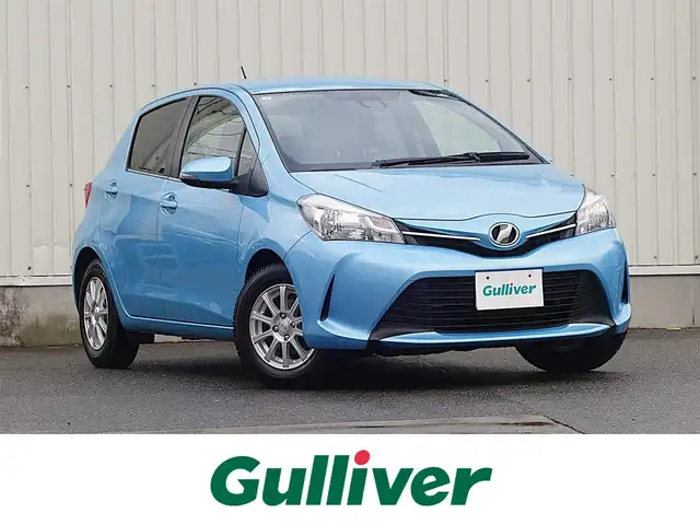 トヨタ ヴィッツ ジュエラ 山形県 2015(平27)年 8.2万km クールソーダメタリック 衝突軽減/ワンオーナー/カーオーディオ CD USB AUX AM/FM/オートライト/14インチアルミ/アイドリングストップ/電動格納ウィンカーミラー/純正フロアマット/スマートキー