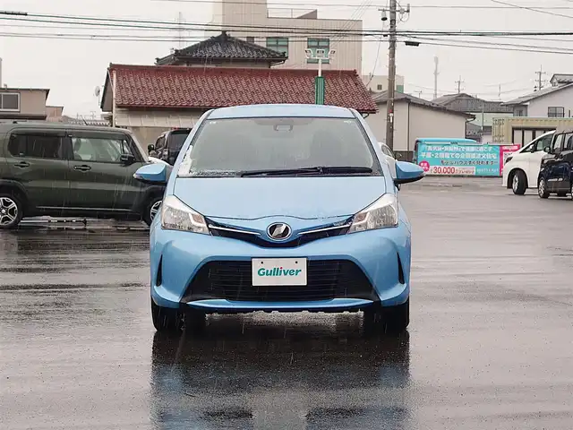 トヨタ ヴィッツ ジュエラ 山形県 2015(平27)年 8.2万km クールソーダメタリック 衝突軽減/ワンオーナー/カーオーディオ CD USB AUX AM/FM/オートライト/14インチアルミ/アイドリングストップ/電動格納ウィンカーミラー/純正フロアマット/スマートキー