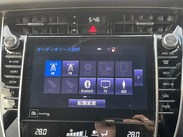 トヨタ ハリアー ハイブリッド プログレス メタル&レザーP 道北・旭川 2018(平30)年 4.8万km ホワイトパールクリスタルシャイン ワンオーナー/フルタイム4WD/ダブルサンルーフ/JBLサウンドシステム/ブラックレザーシート/パワーテールゲート/プリクラッシュセーフティ/レーンデパチャーアラート/レーダークルーズコントロール/インテリジェントソナー/オートハイビーム/全方位カメラ/パノラミックモニター/フルセグ・Bluetooth/ウッドコンビハンドル/前席パワーシート（D席メモリ）/前席エアーシート・ヒーター/リアフォグライト/LEDヘッドライト/LEDデイライト/ビルトインETC/保証書・取説/社外アルミ付きサマータイヤ積み込み(235/55R18)