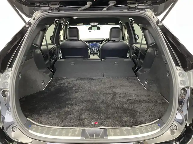 トヨタ ハリアー エレガンス GRスポーツ 埼玉県 2018(平30)年 4.6万km ブラック ＡＬＰＩＮＥ１０インチナビ　バックカメラ　セーフティセンス　レーダークルーズコントロール　ダウンサス　パワーシート　オートホールド　ハーフレザー　純正アルミ　スマートキー　ＬＥＤライト　地デジＴＶ