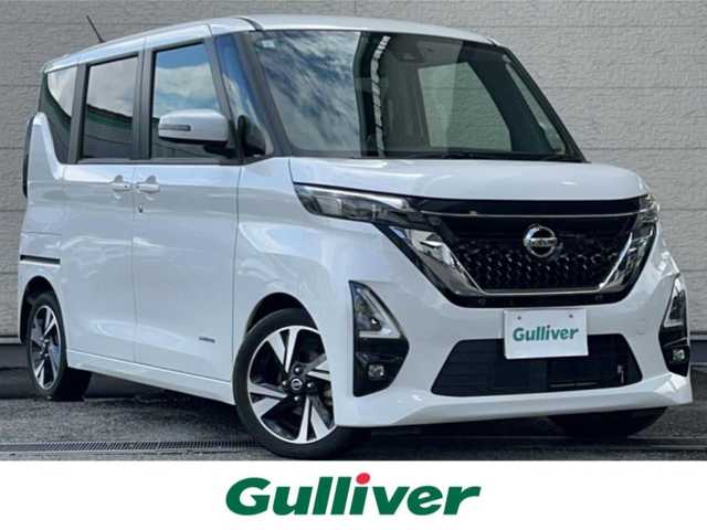 日産 ルークス HWS Gターボ プロパイロットED 兵庫県 2021(令3)年 3.1万km ホワイトパール ワンオーナー/純正ナビ/BT/CD/BVB/USB/SD/フルセグTV/バックカメラ/全方位/ETC/両側パワースライドドア/衝突軽減ブレーキ/クルーズコントロール/前ドライブレコーダー/LEDヘッドライト/フォグランプ/電動パーキングブレーキ/スマートキー/電動格納ミラー/純正フロアマット/純正15インチアルミ/取扱説明書/保証書