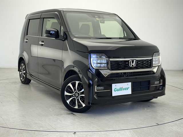 ホンダ Ｎ ＷＧＮ カスタム L 千葉県 2022(令4)年 2万km クリスタルブラックパール 衝突軽減ブレーキ/レーンキープアシスト　/レーダークルーズコントロール　/コーナーセンサー後/ＬＥＤヘッドライト　/オートライトハイビーム　/純正ＳＤナビ　/　DVD/CD/BT/FM/AM/フルセグTV/バックカメラ/社外前後ドライブレコーダー　/純正ビルトインＥＴＣ　/純正アルミホイール/純正フロアマット/ドアバイザー/電動パーキングブレーキ/ブレーキホールド/スマートキー