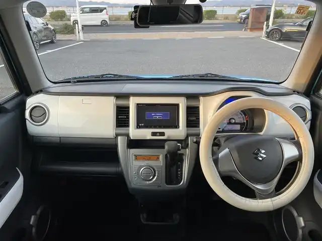 スズキ ハスラー G 島根県 2018(平30)年 6.6万km サマーブルーM 登録時走行距離65491km/取扱説明書/保証書/社外SDナビ/フルセグテレビ/バックカメラ/前方ドライブレコーダー/プッシュスタート/前席シートヒーター/オートライト/衝突軽減ブレーキ/レーンキープアシススト/ETC