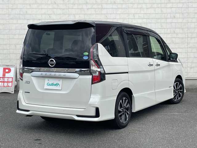 日産 セレナ ハイウェイスター V 山口県 2019(令1)年 2.7万km ブリリアントホワイトパール 2トーン エマージェンシーブレーキ/セーフティーパックB/社外ディスプレイオーディオ/CD/DVD/SD/iPod/BT/ETC/バックカメラ/全周囲カメラ/レーダークルーズコントロール/パーキングアシスト/プロパイロット/ハンズフリー両側オートスライドドア/前後ドライブレコ―ダー/前後コーナーセンサー/ドアバイザー/純正フロアマット/電動格納ミラー