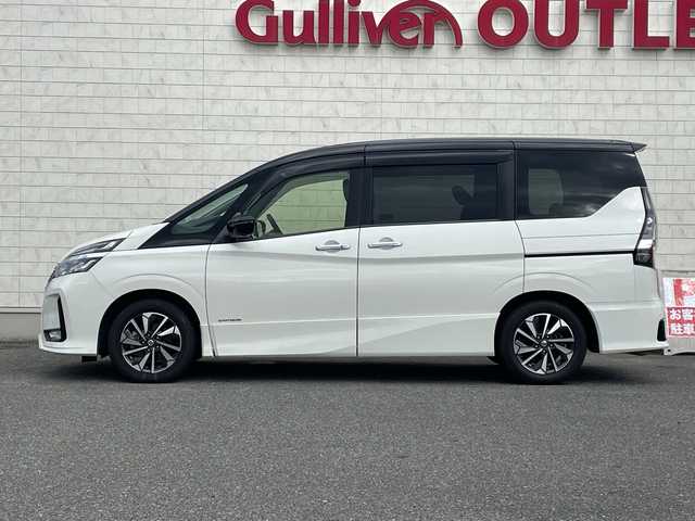 日産 セレナ ハイウェイスター V 山口県 2019(令1)年 2.7万km ブリリアントホワイトパール 2トーン エマージェンシーブレーキ/セーフティーパックB/社外ディスプレイオーディオ/CD/DVD/SD/iPod/BT/ETC/バックカメラ/全周囲カメラ/レーダークルーズコントロール/パーキングアシスト/プロパイロット/ハンズフリー両側オートスライドドア/前後ドライブレコ―ダー/前後コーナーセンサー/ドアバイザー/純正フロアマット/電動格納ミラー