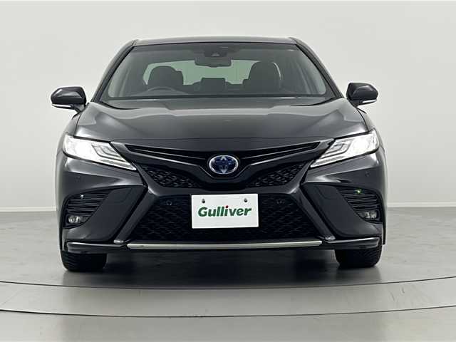 トヨタ カムリ WS 福島県 2019(平31)年 6.5万km アティチュードブラックマイカ /禁煙車/／純正ナビ/／衝突軽減/／レーダクルーズ/／ＥＴＣ/／フルセグ/／ハーフレザーシート/／前席パワーシート/／パドルシフト/／オートマチックハイビーム/／オートライト/／オートエアコン/／純正１８インチアルミ