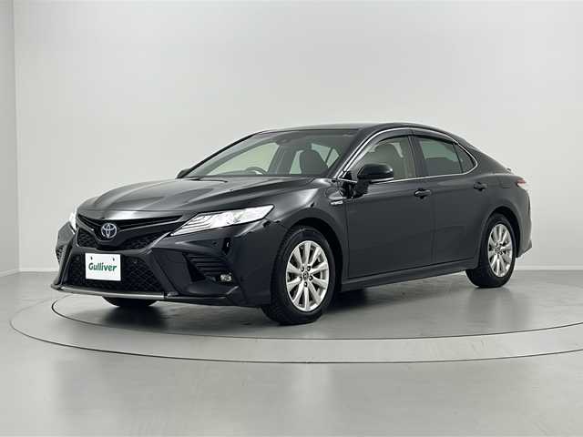 トヨタ カムリ WS 福島県 2019(平31)年 6.5万km アティチュードブラックマイカ /禁煙車/／純正ナビ/／衝突軽減/／レーダクルーズ/／ＥＴＣ/／フルセグ/／ハーフレザーシート/／前席パワーシート/／パドルシフト/／オートマチックハイビーム/／オートライト/／オートエアコン/／純正１８インチアルミ