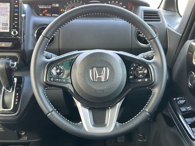 ホンダ Ｎ ＢＯＸ カスタム G L ターボ ホンダセンシング 秋田県 2019(平31)年 7.2万km プレミアムベルベットパープル・パール 純正SDナビ/純正CD、DVD、BT、TV/前後純正ドライブレコーダー/両側パワースライドドア/バックカメラ/コーナーセンサー/ETC/スペアキー2本/取説