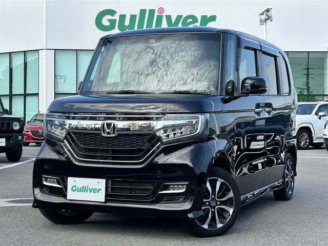 ホンダ Ｎ ＢＯＸ カスタム G L ホンダセンシング 愛媛県 2020(令2)年 5.9万km クリスタルブラックパール 登録時走行距離：58914km/ディーラーOP純正ナビ/CD/DVD/BT/フルセグTV/ETC/バックカメラ/追従クルコン/レーンキープアシスト/衝突軽減システム/横滑り防止装置/片側パワスラ/LEDヘッドライト/オートライト/フォグランプ/エンジンスタートボタン/スマートキー/純正アルミホイール/AAC/コーナーセンサー