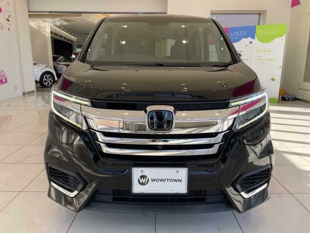 ホンダ ステップワゴン スパーダ ハイブリッド G EX ホンダセンシング 埼玉県 2018(平30)年 4.7万km プレミアムスパークルブラックパール ホンダセンシング /純正10インチメモリナビ/　　CD/DVD/BT/フルセグ  /全方位モニター /両側パワースライドドア /レーダークルーズコントロール /LEDオートライト /ハーフレザーシート /シートヒーター /純正16インチアルミホイール/ステアリングスイッチ /純正ETC/禁煙車