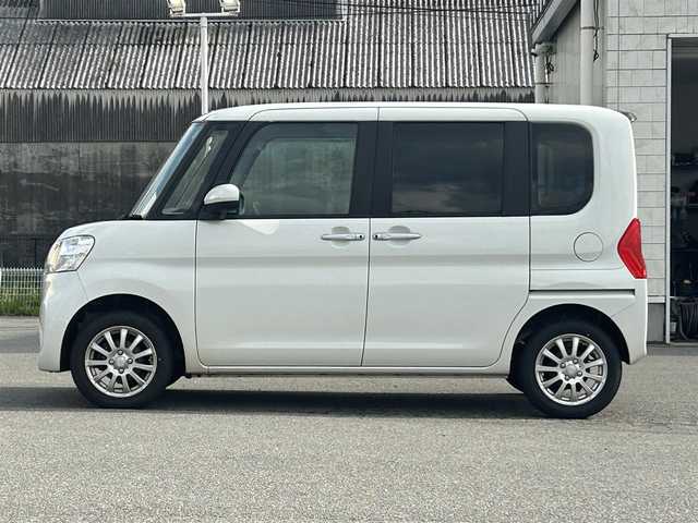 ダイハツ タント X SA Ⅲ 山形県 2018(平30)年 7万km パールホワイトⅢ 衝突被害軽減システム/横滑り防止装置/レーンアシスト/盗難防止装置/メモリナビ/　【CD DVD BT USB フルセグ】/バックカメラ/片側パワースライドドア/シートヒーター/スマートキー×２/ETC