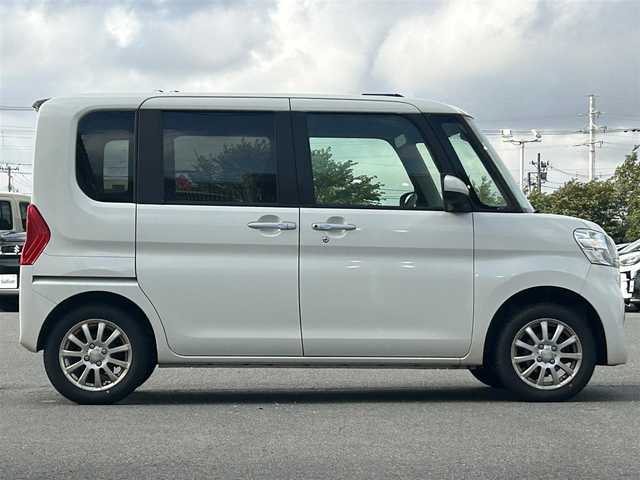 ダイハツ タント X SA Ⅲ 山形県 2018(平30)年 7万km パールホワイトⅢ 衝突被害軽減システム/横滑り防止装置/レーンアシスト/盗難防止装置/メモリナビ/　【CD DVD BT USB フルセグ】/バックカメラ/片側パワースライドドア/シートヒーター/スマートキー×２/ETC