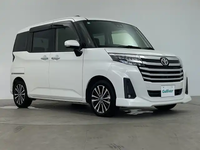 トヨタ ルーミー カスタムG－T 鹿児島県 2020(令2)年 3.7万km パールホワイトⅢ スマートアシスト/・衝突回避支援ブレーキ機能/・車線逸脱警報機能/・オートハイビーム/・コーナーセンサー/全車速追従機能付ＡＣＣ/純正ナビ/（NSZT-Y68T）/バックカメラ/ワンセグTV/両側パワースライドドア/ビルトインETC/プッシュスタート/スマートキー/電動パーキングブレーキ/ステアリングスイッチ/LEDヘッドライト/LEDフォグライト/純正フロアマット/純正15インチAW/ロールサンシェード