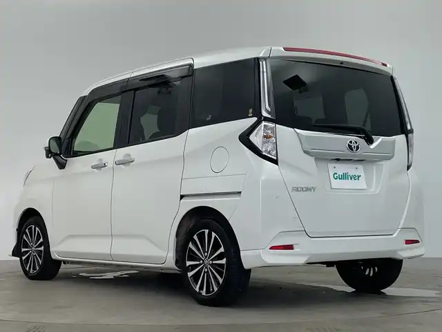トヨタ ルーミー カスタムG－T 鹿児島県 2020(令2)年 3.7万km パールホワイトⅢ スマートアシスト/・衝突回避支援ブレーキ機能/・車線逸脱警報機能/・オートハイビーム/・コーナーセンサー/全車速追従機能付ＡＣＣ/純正ナビ/（NSZT-Y68T）/バックカメラ/ワンセグTV/両側パワースライドドア/ビルトインETC/プッシュスタート/スマートキー/電動パーキングブレーキ/ステアリングスイッチ/LEDヘッドライト/LEDフォグライト/純正フロアマット/純正15インチAW/ロールサンシェード